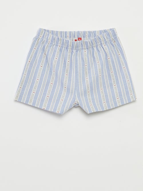 Pijama corto con camiseta + pantalón corto 'Día de la Madre' 2 piezas - Kiabi Pijama corto con camiseta + pantalón corto 'Día de la Madre' 2 piezas - Kiabi