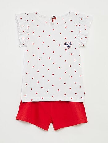Pijama corto con camiseta + pantalón corto 'Día de la Madre' 2 piezas