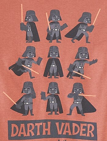 Pijama corto con camiseta + pantalón corto 'Star Wars' - 2 piezas