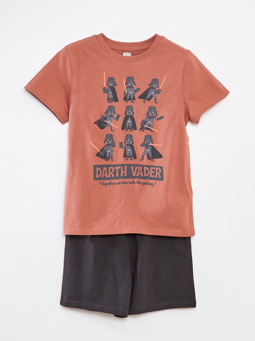 Pijama corto con camiseta + pantalón corto 'Star Wars' - 2 piezas - Kiabi
