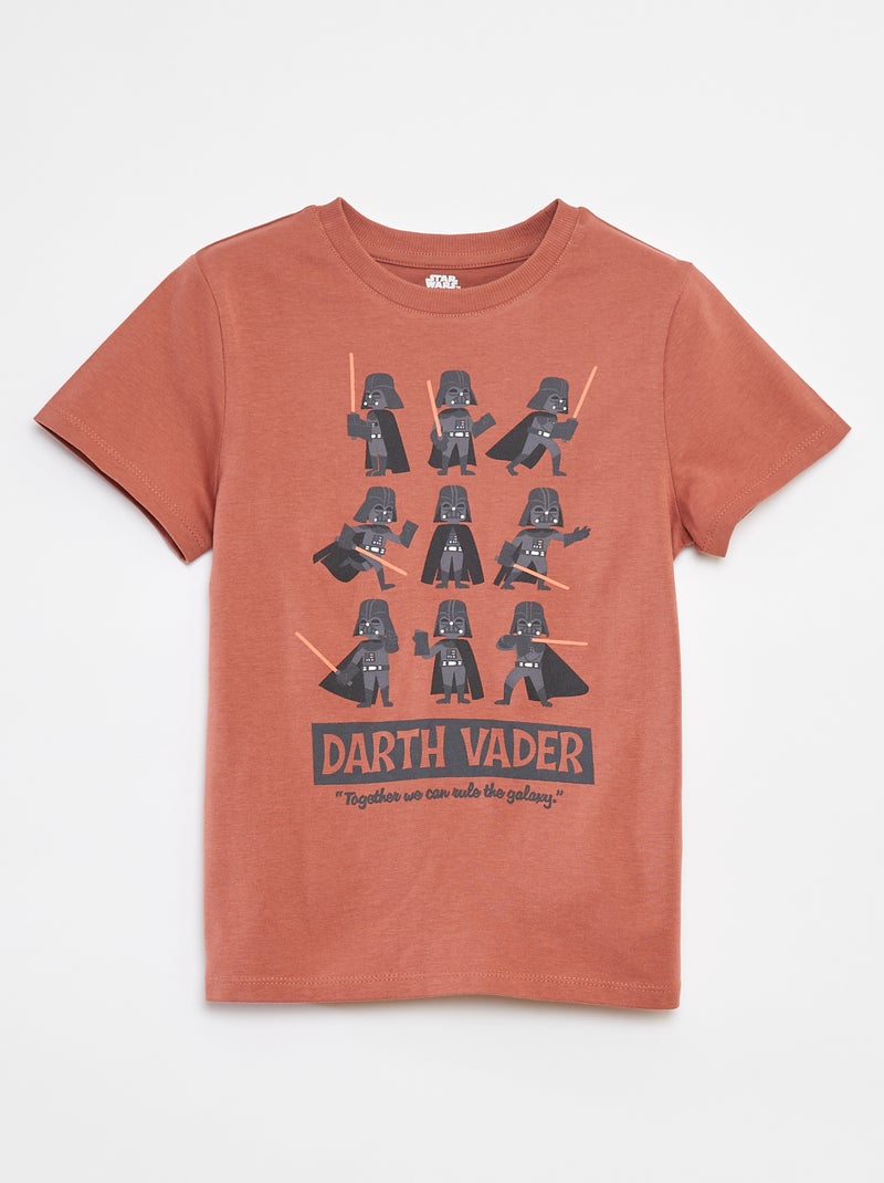 Pijama corto con camiseta + pantalón corto 'Star Wars' - 2 piezas Marron - Kiabi