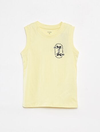 Pijama corto con camiseta sin mangas + pantalón corto - 2 piezas