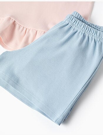 Pijama corto con estampado de Stitch que brilla en la oscuridad