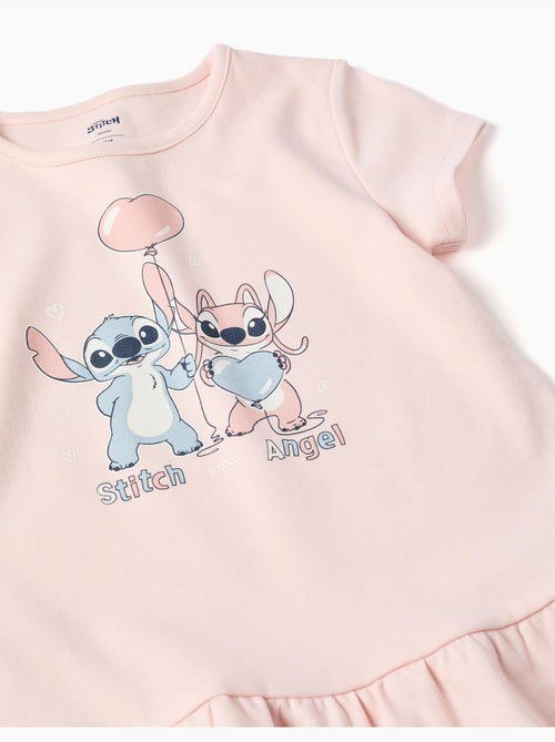 Pijama corto con estampado de Stitch que brilla en la oscuridad - Kiabi Pijama corto con estampado de Stitch que brilla en la oscuridad - Kiabi