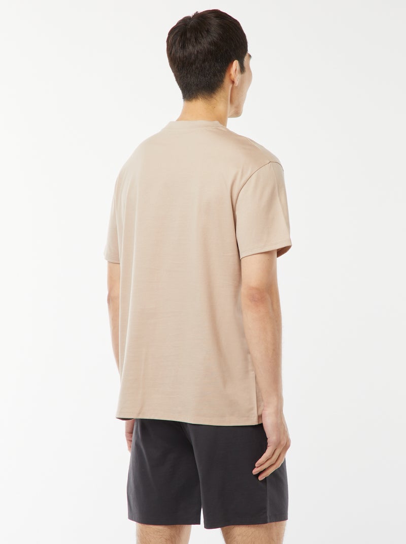 Pijama corto con pantalón corto + camiseta 'Fast and Furious'  -  2 piezas MARRON - Kiabi