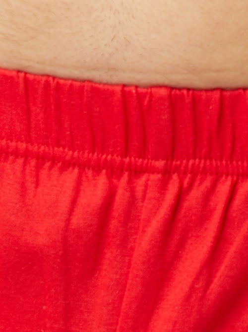 Pijama corto de 2 piezas con estampado divertido - Kiabi