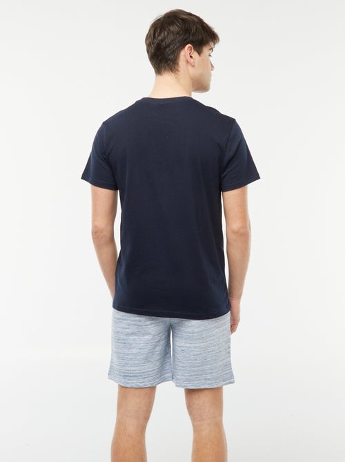 Pijama corto de 2 piezas con estampado gamer - Kiabi