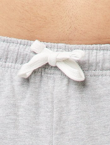 Pijama corto de 2 piezas con estampado gamer