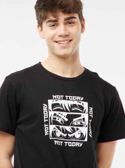 Pijama corto de 2 piezas con estampado - Kiabi