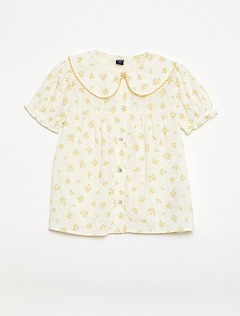 Pijama corto de 2 piezas con volantes