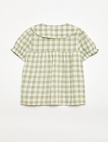 Pijama corto de 2 piezas con volantes