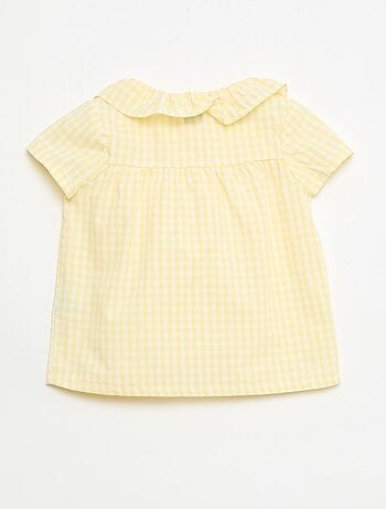 Pijama corto de 2 piezas en algodón