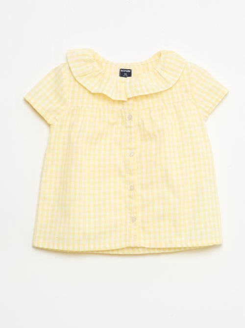 Pijama corto de 2 piezas en algodón - Kiabi