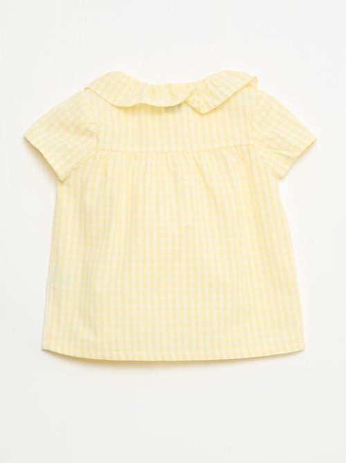 Pijama corto de 2 piezas en algodón - Kiabi