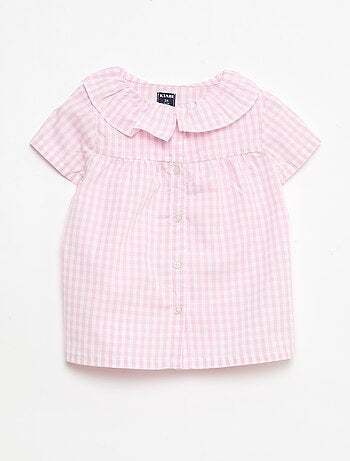 Pijama corto de 2 piezas en algodón