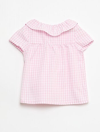 Pijama corto de 2 piezas en algodón