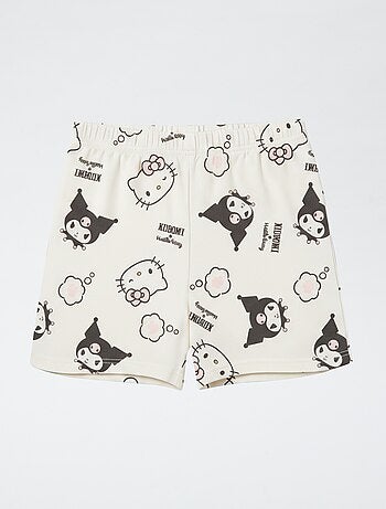 Pijama corto de 2 piezas en punto de algodón 'Hello Kitty'