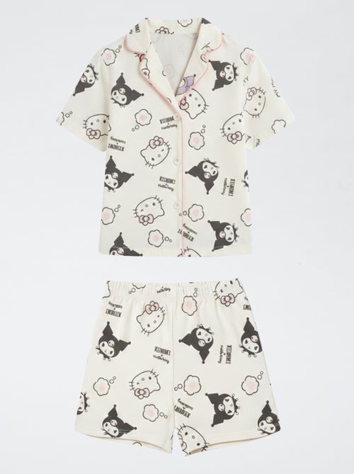 Pijama corto de 2 piezas en punto de algodón 'Hello Kitty' - Kiabi