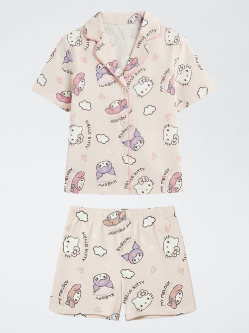 Pijama corto de 2 piezas en punto de algodón 'Hello Kitty' - Kiabi