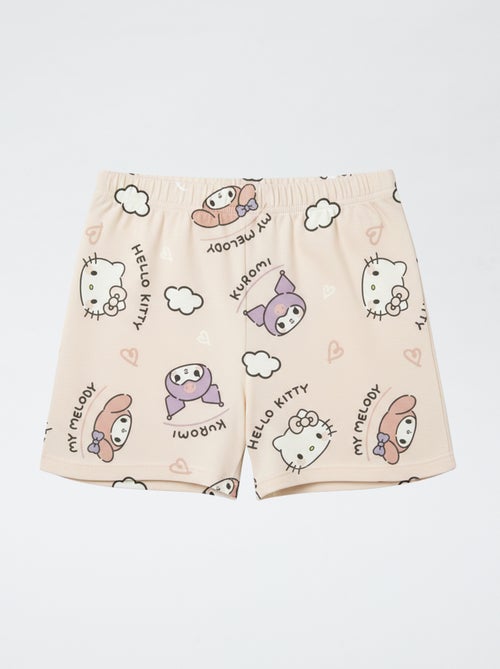 Pijama corto de 2 piezas en punto de algodón 'Hello Kitty' - Kiabi