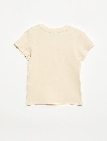 Pijama corto de 2 piezas en punto de canalé