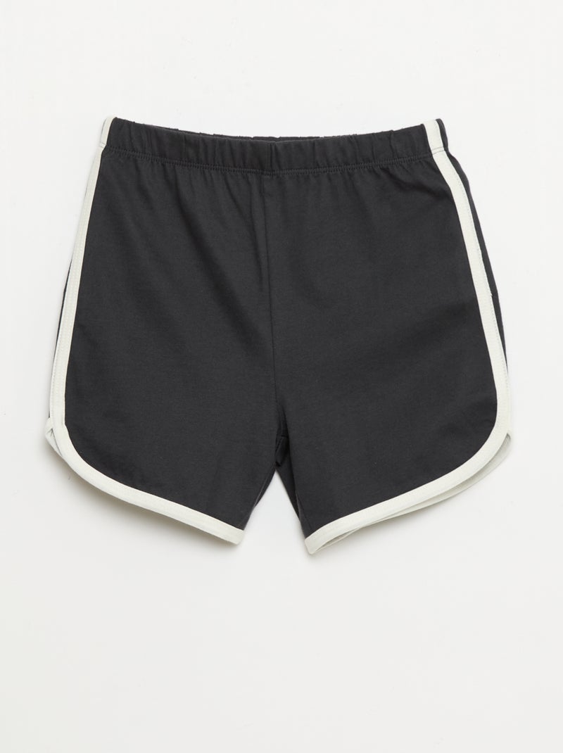 Pijama corto de 2 piezas Gris - Kiabi
