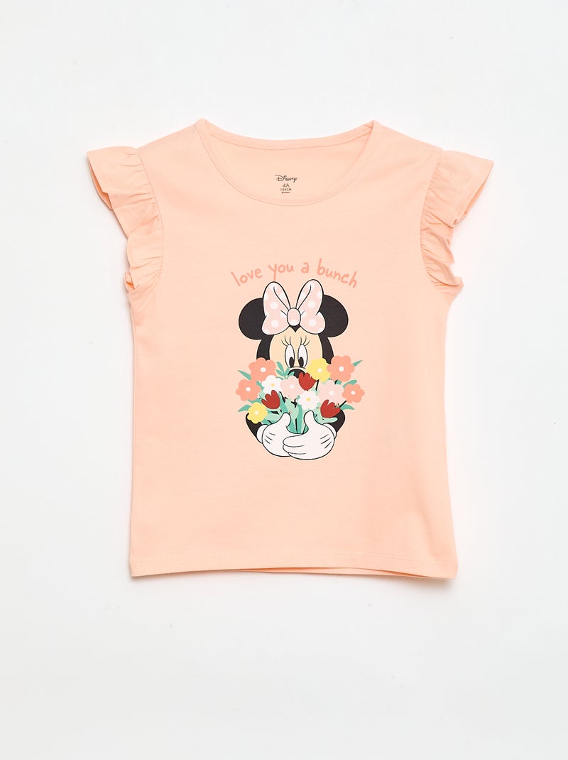 Pijama corto de 2 piezas 'Minnie' 'Disney' Naranja - Kiabi