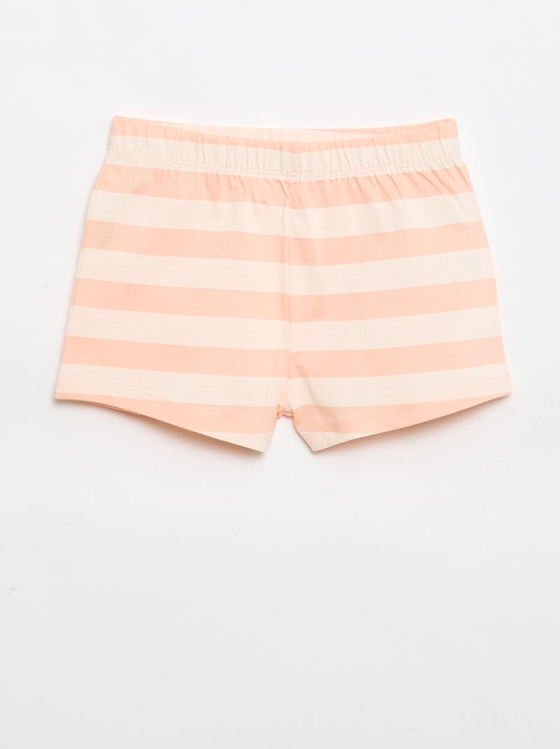 Pijama corto de 2 piezas 'Minnie' 'Disney' Naranja - Kiabi