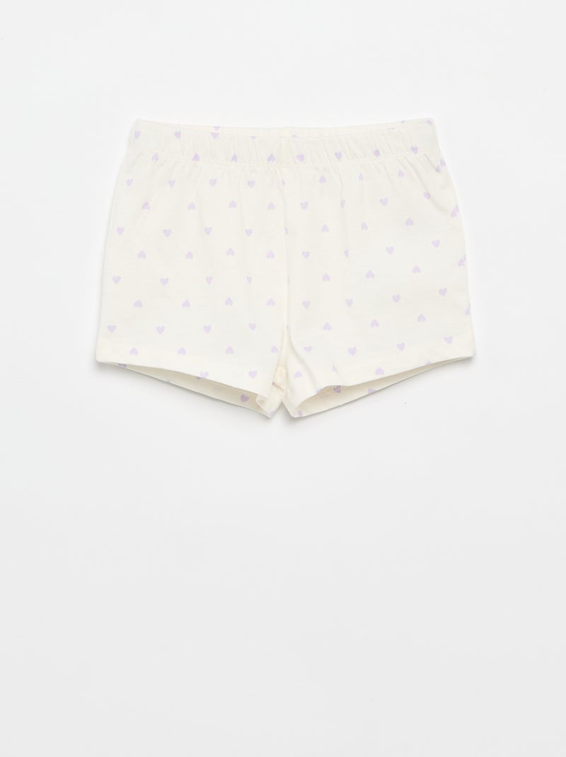 Pijama corto de 2 piezas 'Minnie' 'Disney' Purpura - Kiabi