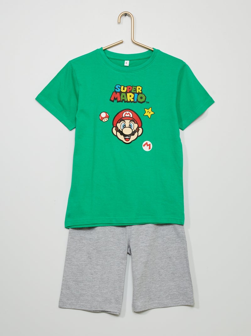 Pijama corto de 2 piezas 'Super Mario' BEIGE - Kiabi