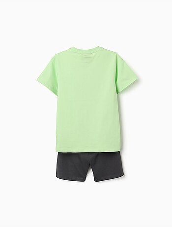 Pijama corto de algodón con estampado de Minecraft