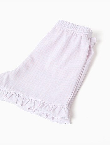 Pijama corto de algodón con estampado de Stitch