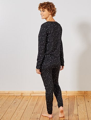 Pijama corto de algodón orgánico - Kiabi