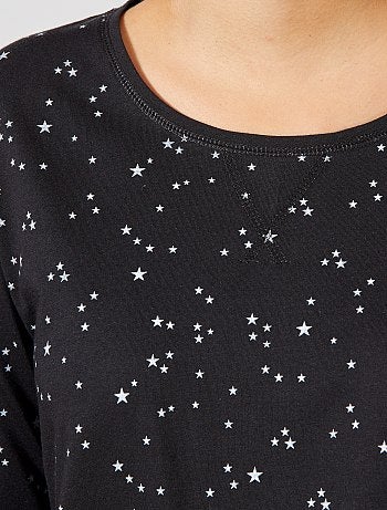 Pijama corto de algodón orgánico - Kiabi