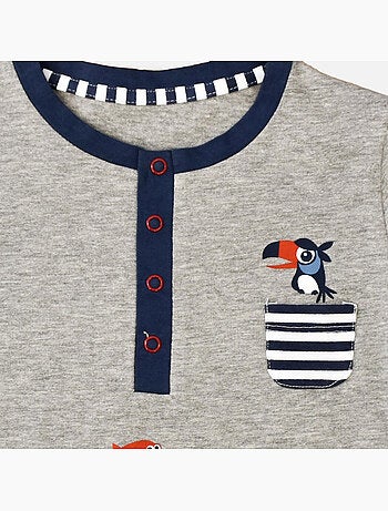 Pijama corto de jersey Moussaillon 'DOO&BO'