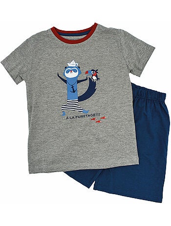 Pijama corto de jersey Moussaillon 'DOO&BO'