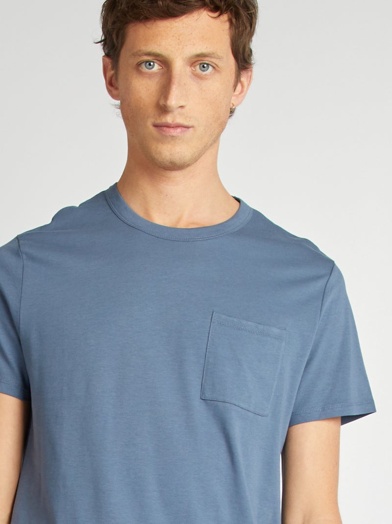 Pijama corto de popelina - 2 piezas BLANCO - Kiabi