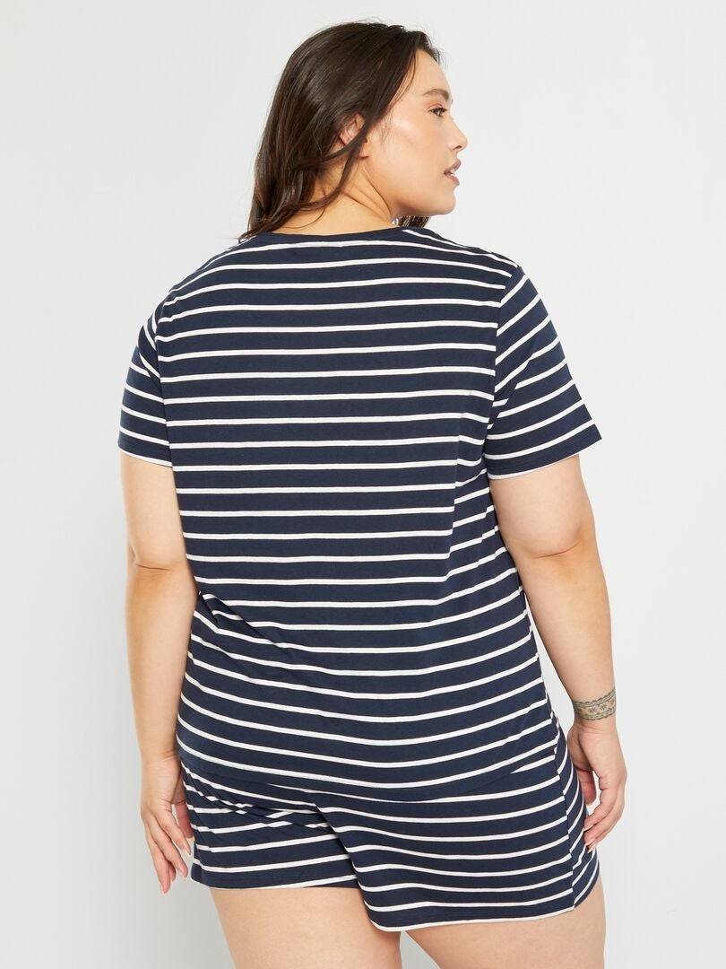 Pijama De Modal Para Mujer - Conjunto Corto De Dos Piezas, Verano, Tallas Grandes, Cómodo