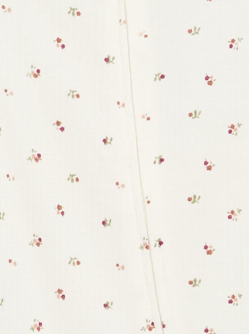 Pijama corto de punto acanalado para dormir - Kiabi Pijama corto de punto acanalado para dormir - Kiabi