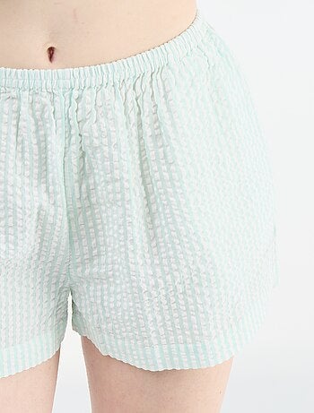 Pijama corto de rayas - 2 piezas