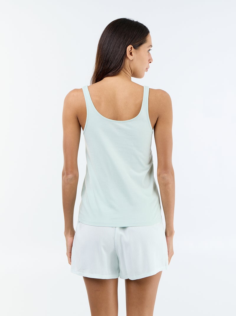 Pijama corto 'Disney' - de 2 piezas Verde - Kiabi