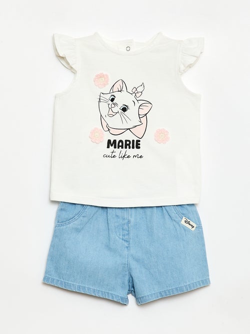 Pijama corto 'Disney' 'Marie' - 2 piezas - Kiabi