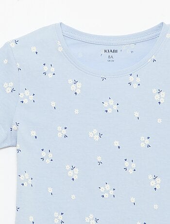 Pijama corto estampado - 2 piezas