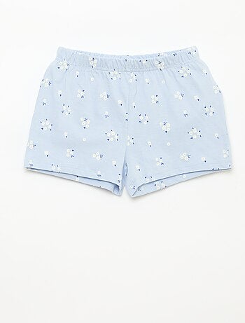 Pijama corto estampado - 2 piezas