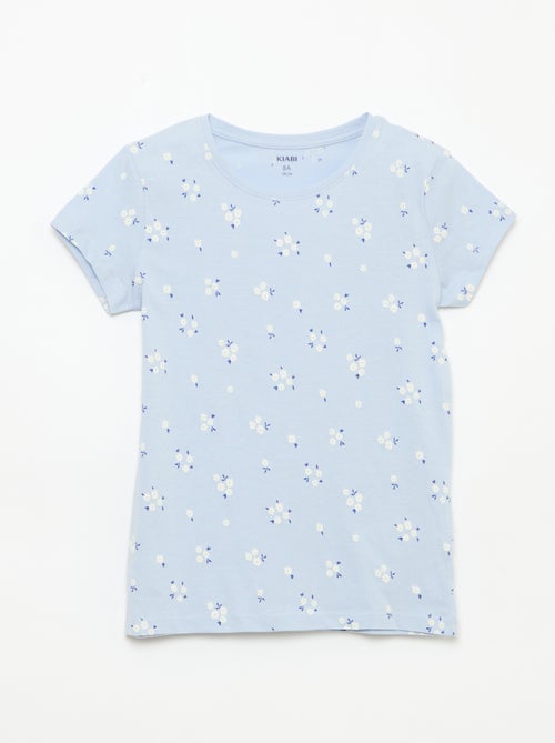 Pijama corto estampado - 2 piezas - Kiabi Pijama corto estampado - 2 piezas - Kiabi