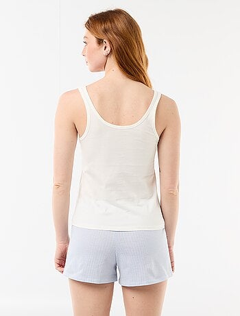 Pijama corto estampado - 2 piezas