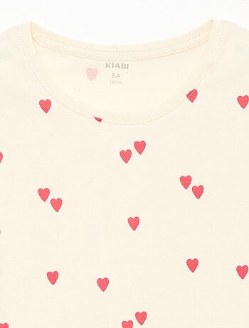 Pijama corto estampado - 2 piezas