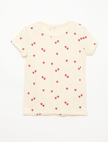 Pijama corto estampado - 2 piezas