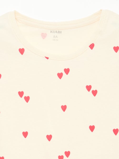 Pijama corto estampado - 2 piezas - Kiabi Pijama corto estampado - 2 piezas - Kiabi