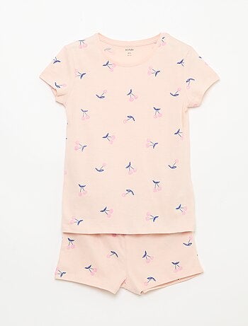 Pijama corto estampado - 2 piezas